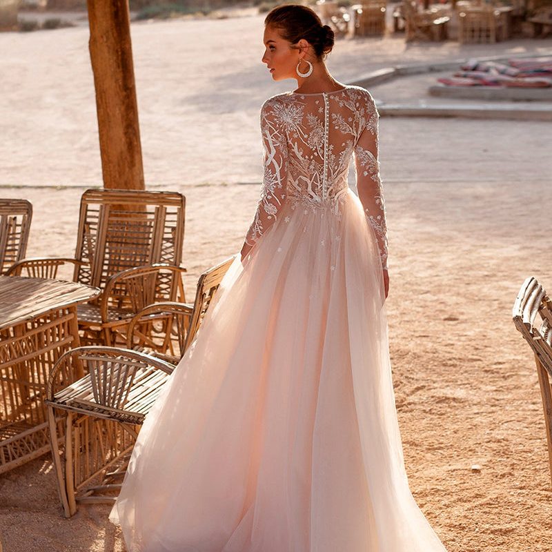 boho beach wedding dress