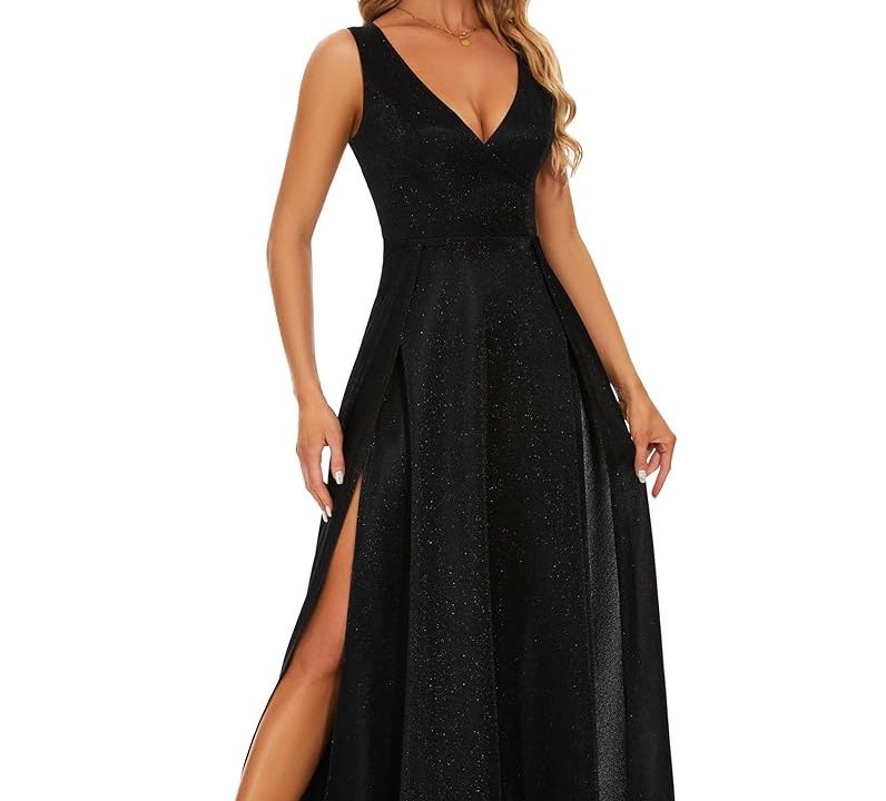 black long formal dress