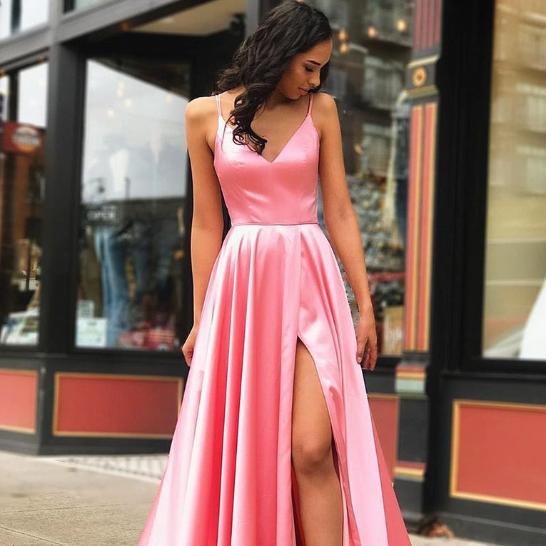 formal pink dress