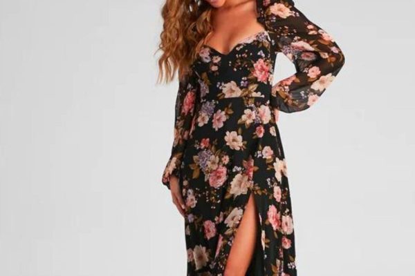 spring formal wedding guest dress