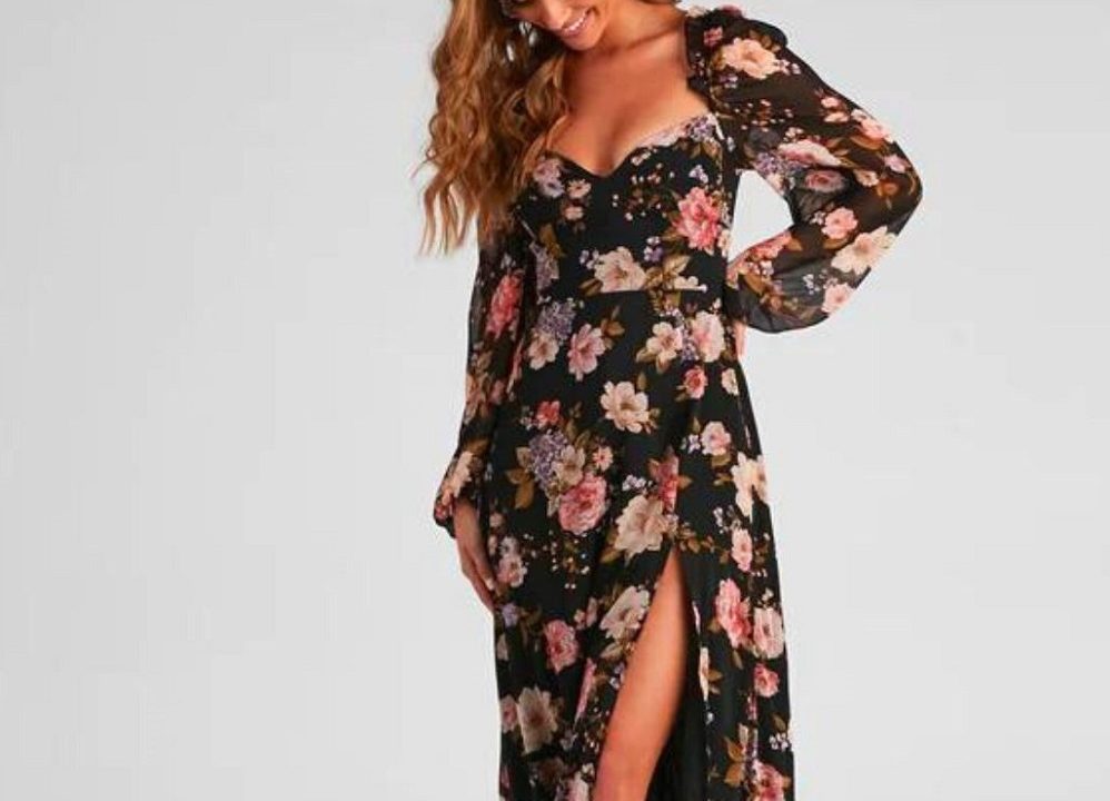 spring formal wedding guest dress
