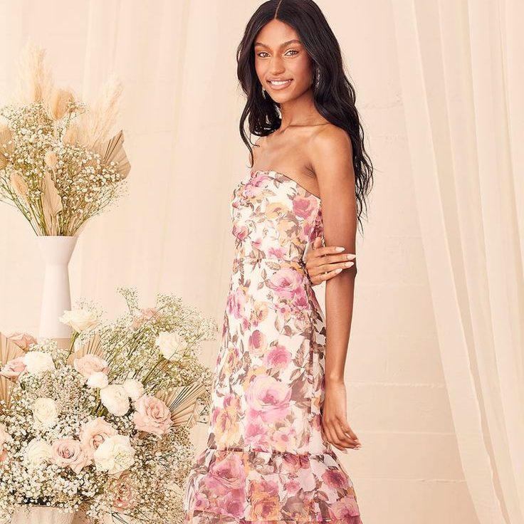 formal floral dress