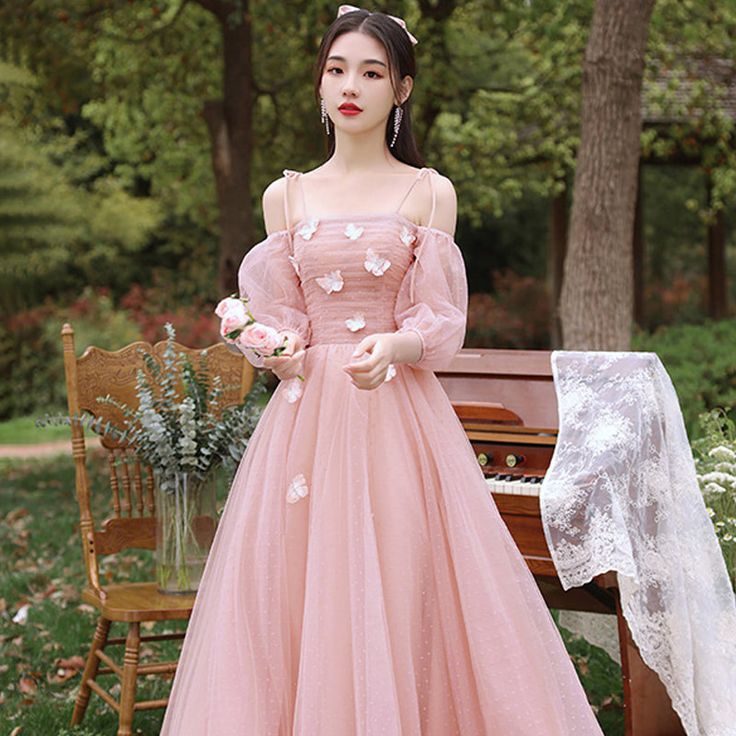 formal pink dress