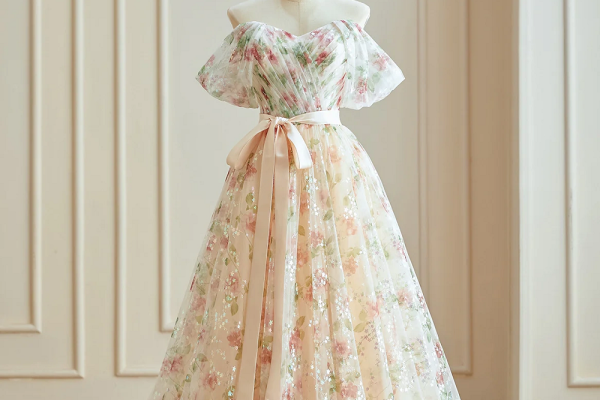 formal floral dress