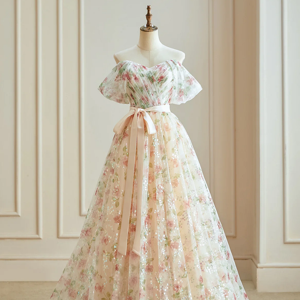 formal floral dress
