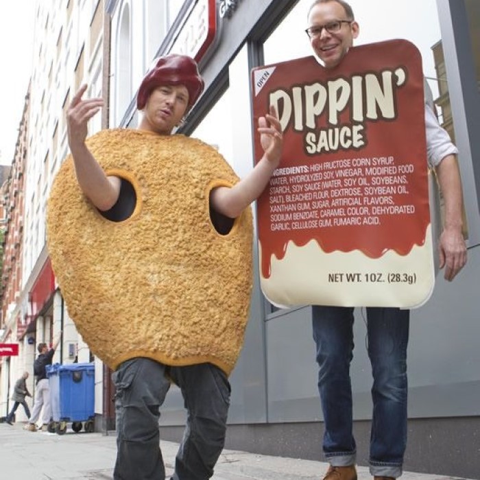 chicken nugget costume for adults