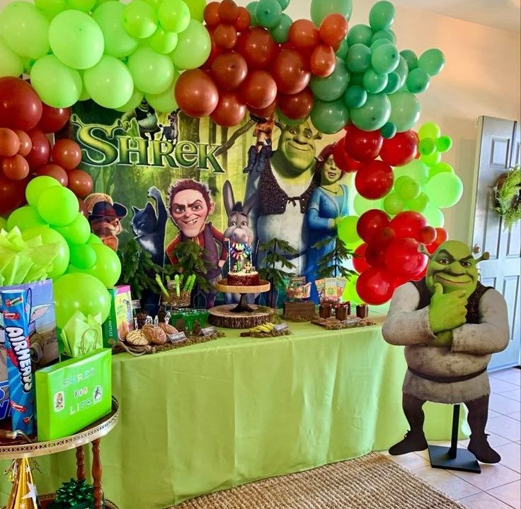 shrek party decorations