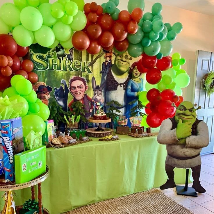 shrek party decorations