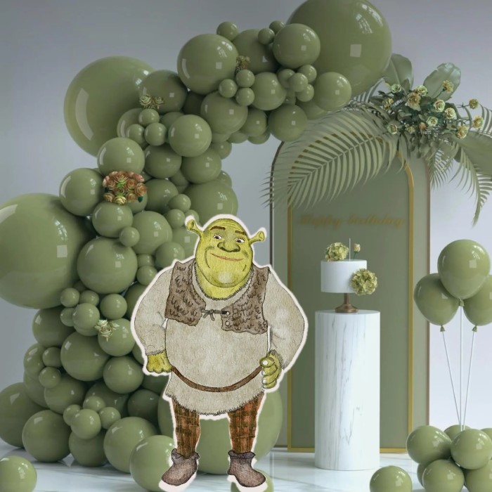 shrek party decorations