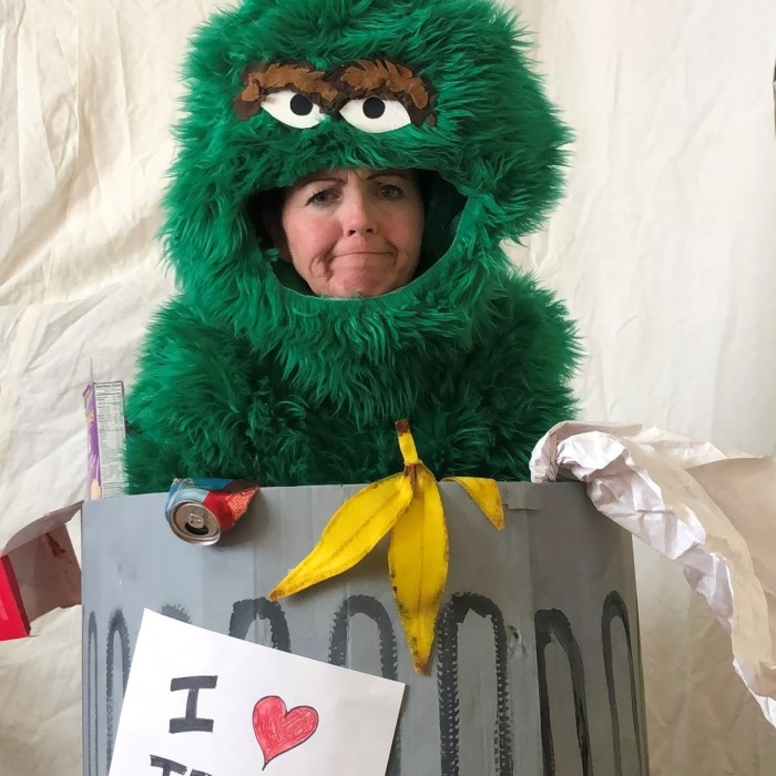 oscar the grouch diy costume
