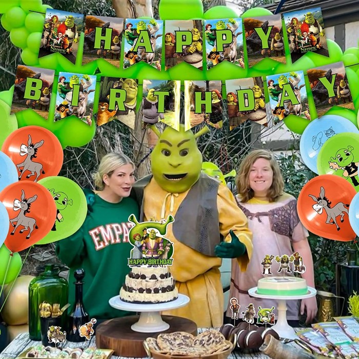 shrek party decorations