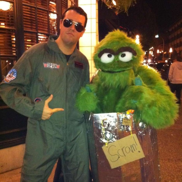 oscar the grouch diy costume