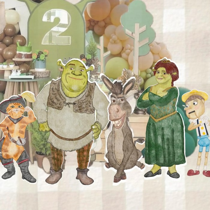 shrek party decorations