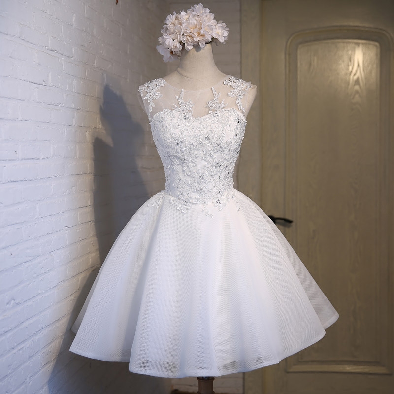 white dress formal