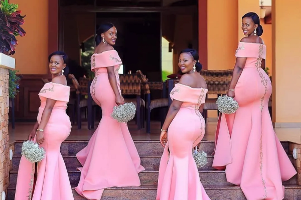 formal pink dress