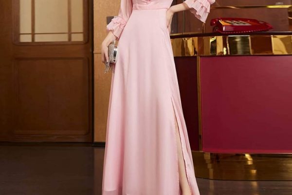 pink dress formal