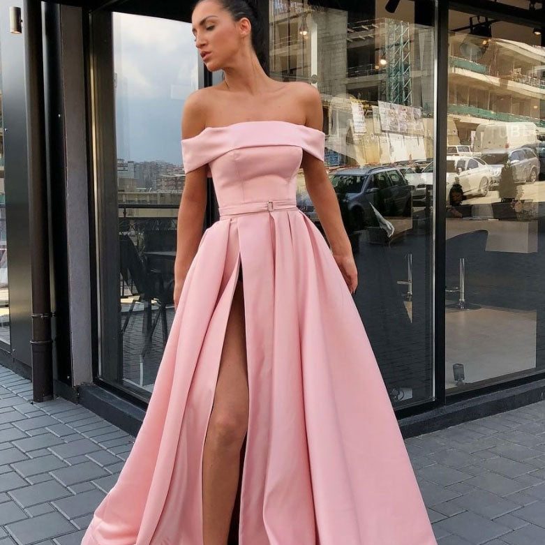 pink dress formal