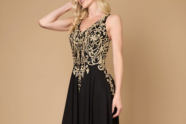 black tie formal dress