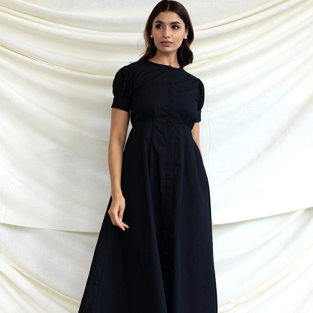 black midi dress formal