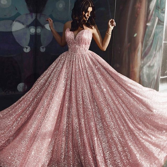 pink dress formal
