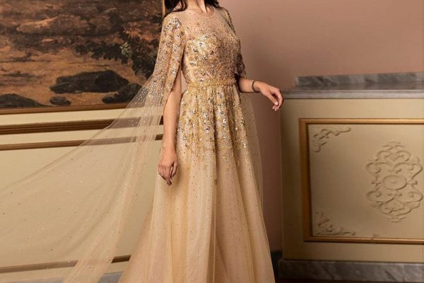 formal gold dress