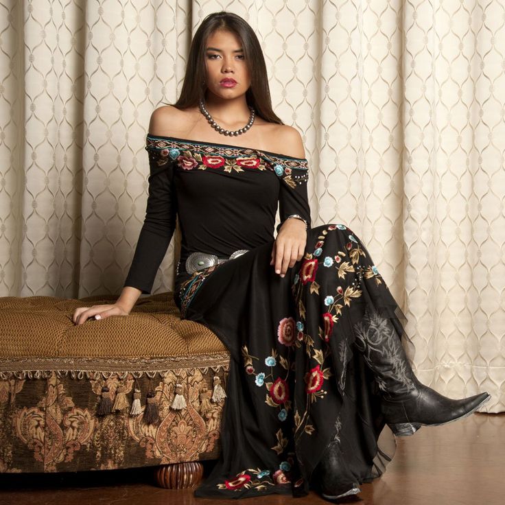 western formal dress