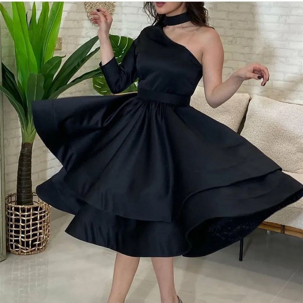 elegant formal black dress