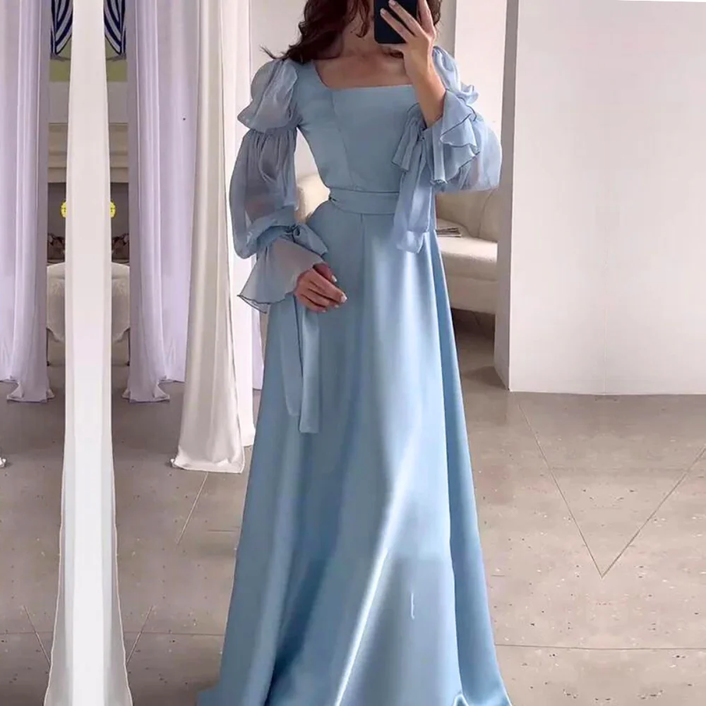 blue formal dress 