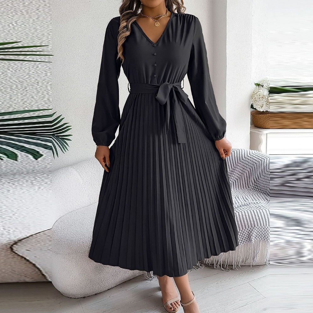 midi dress with sleeves formal