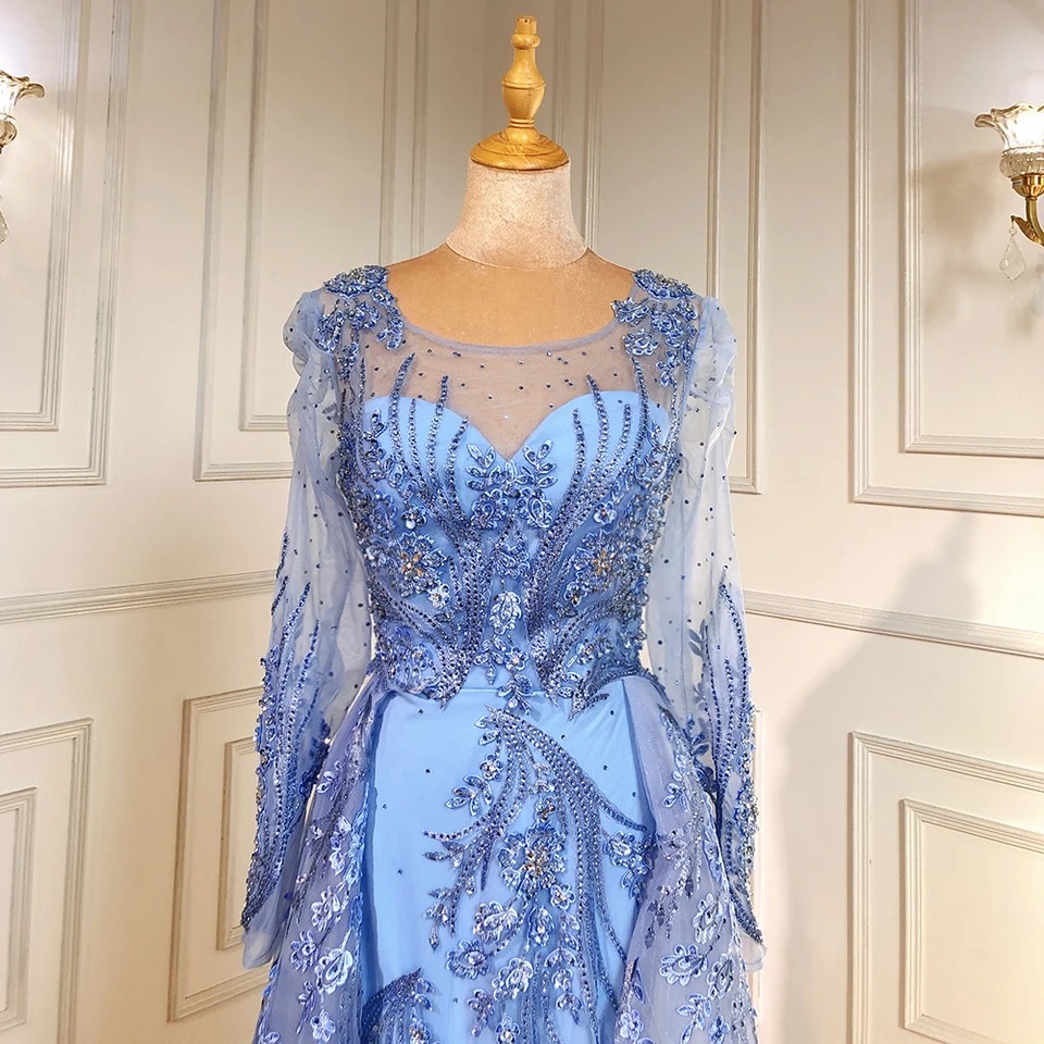 blue formal dress 