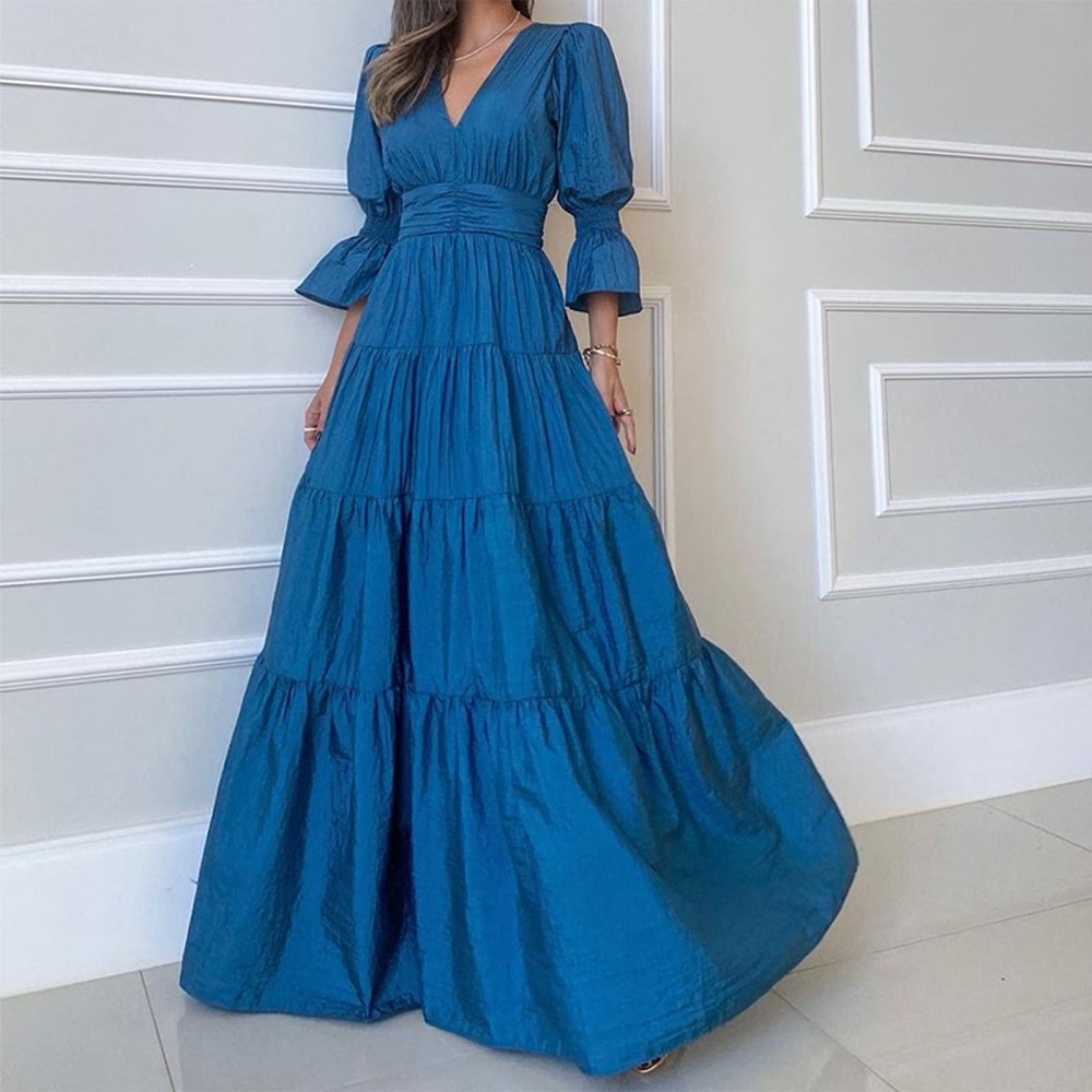 blue formal dress 