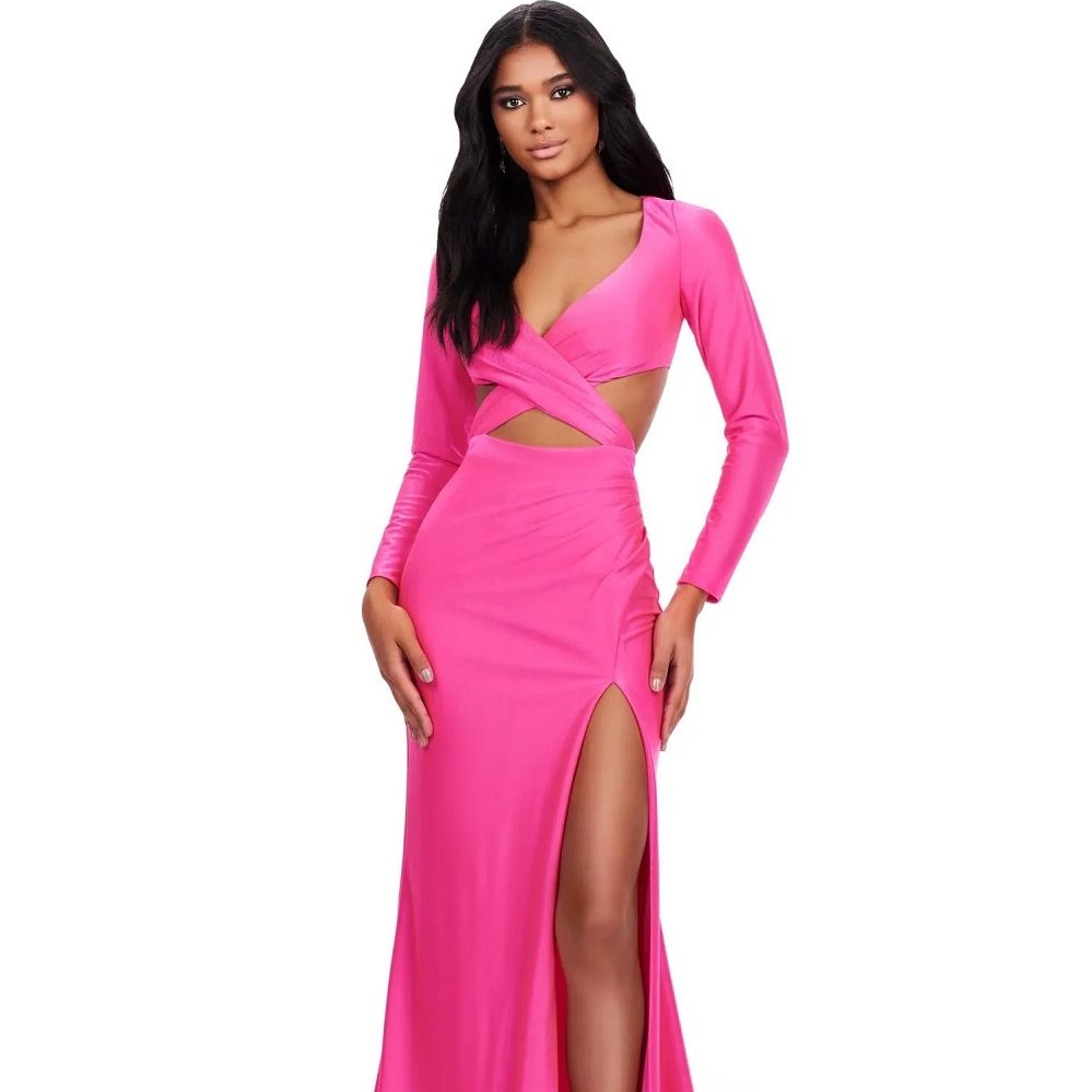 formal long sleeve dress