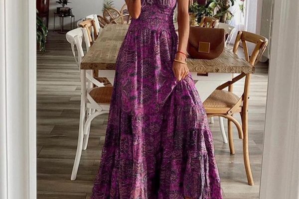 floral semi formal dress