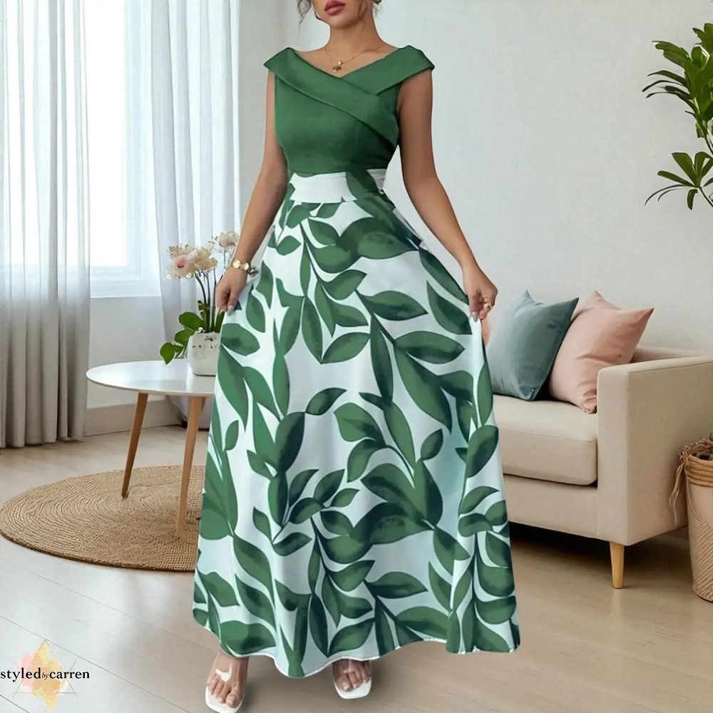 floral semi formal dress