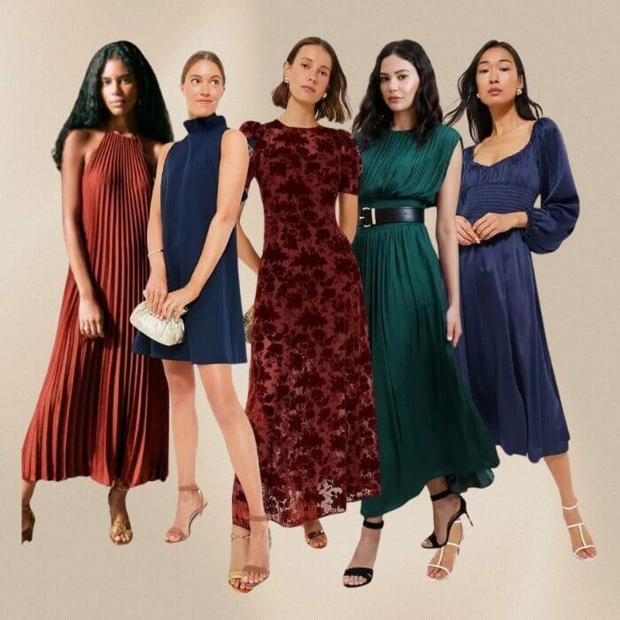 semi formal dress for wedding guest