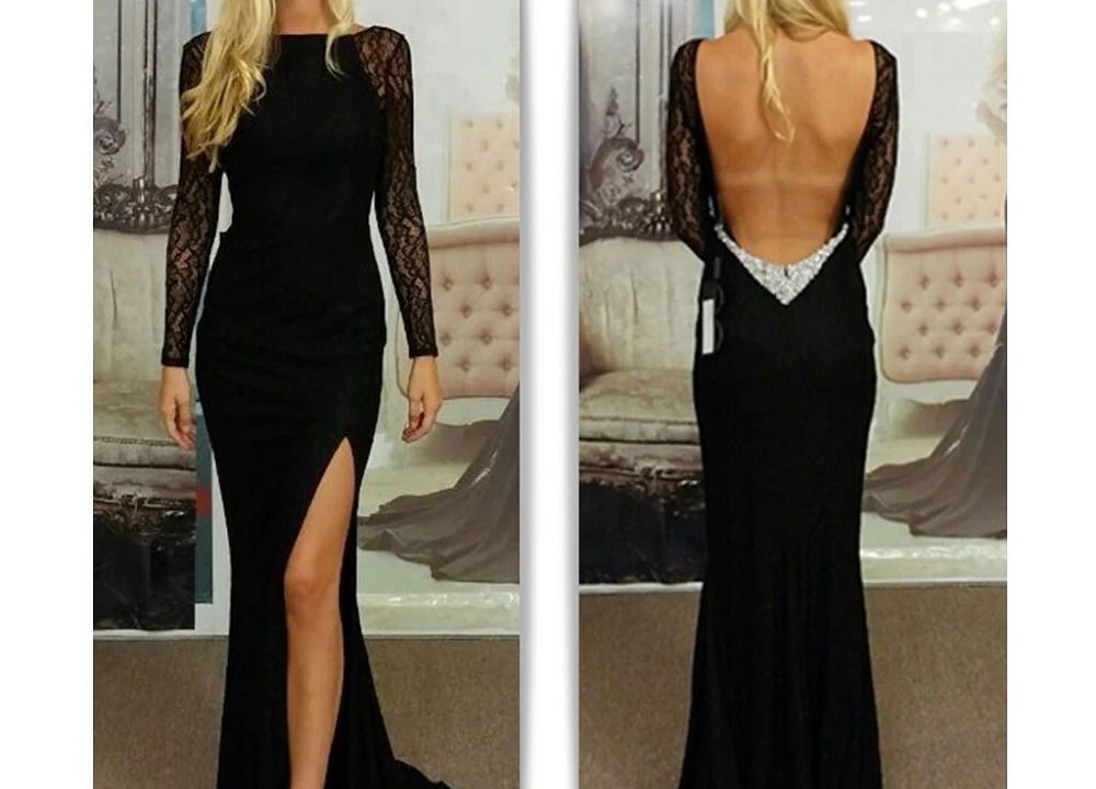 backless formal dress