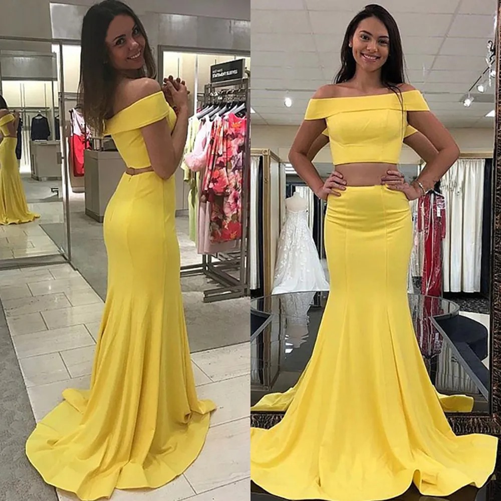 light yellow formal dress