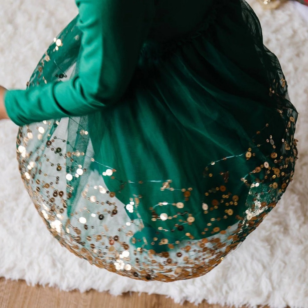 sequin christmas dress