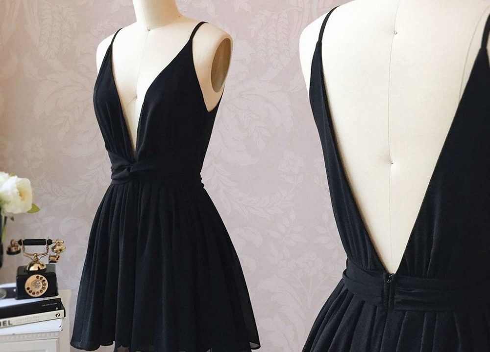 black short dress formal
