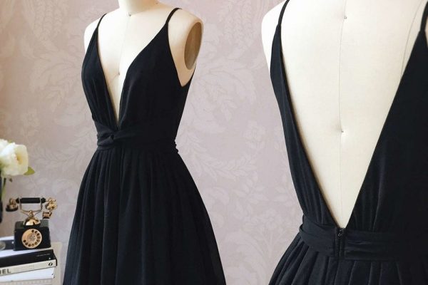 black short dress formal