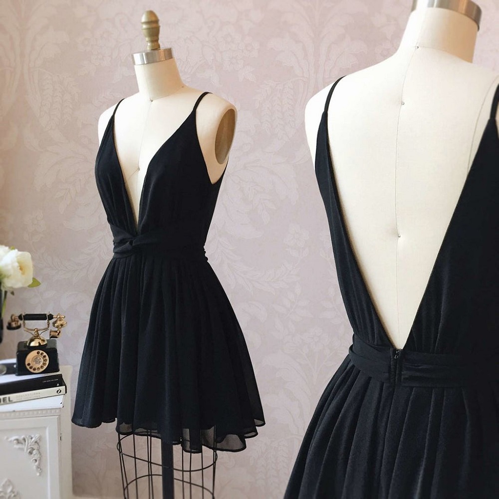 black short dress formal