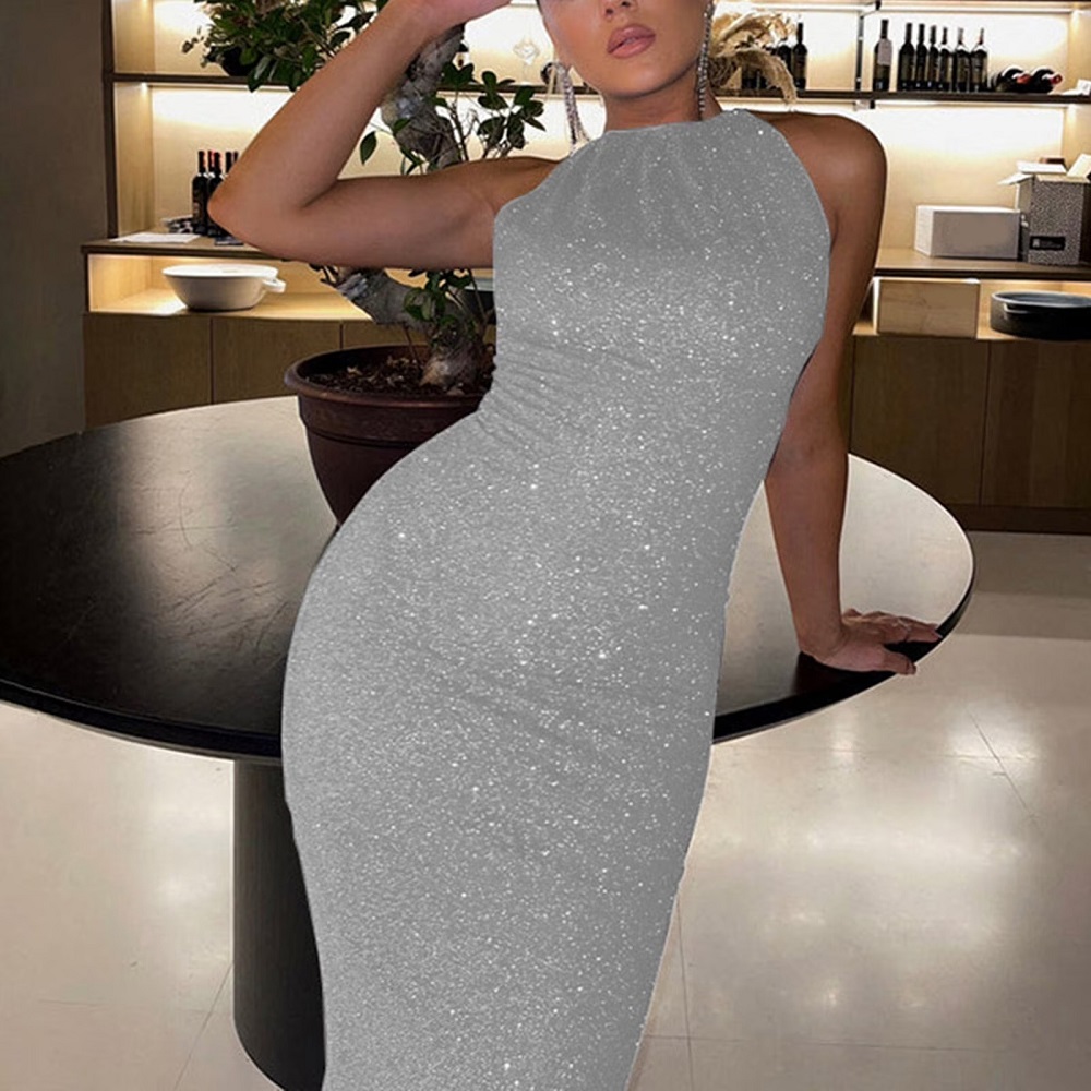 gray formal dress for wedding