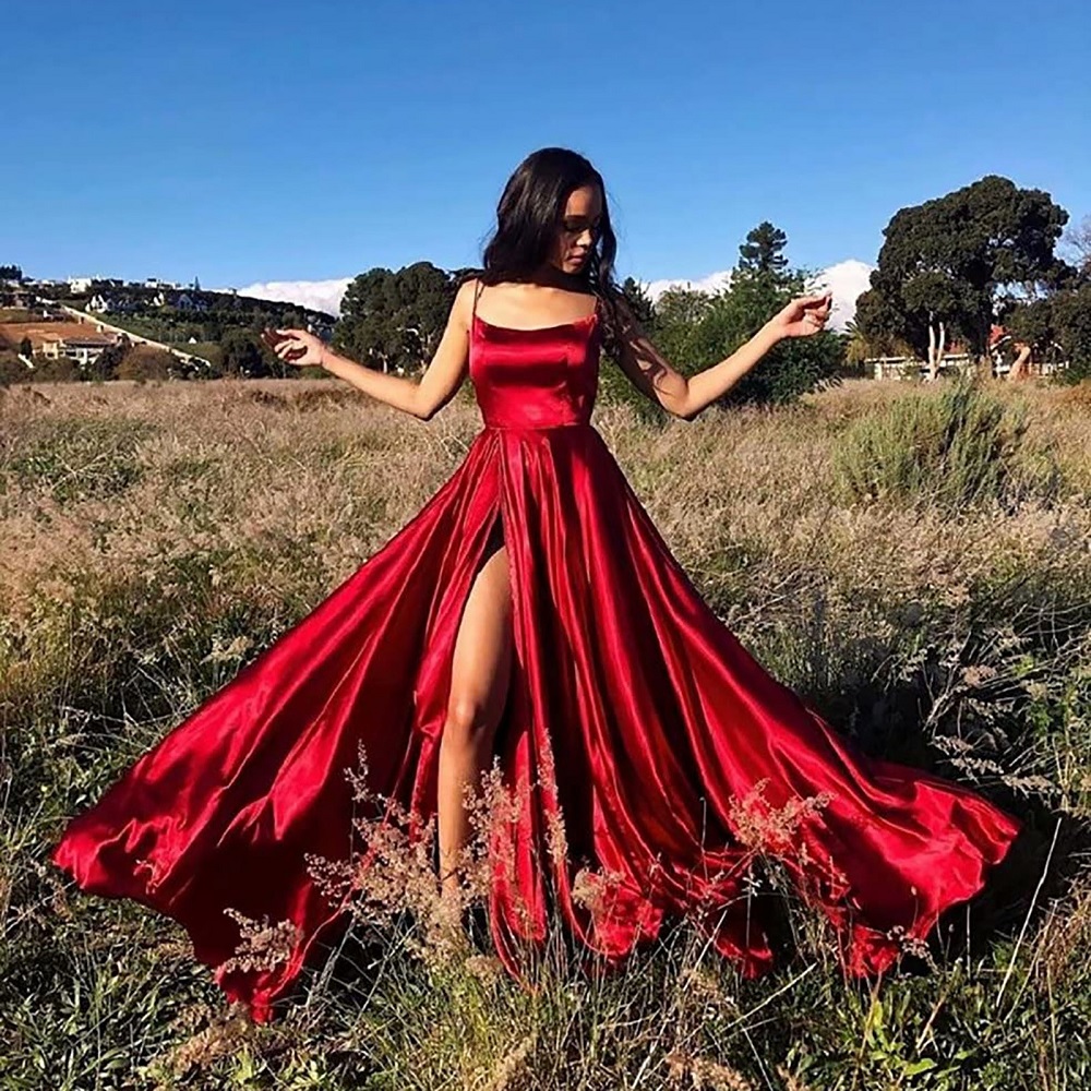 long red formal dress