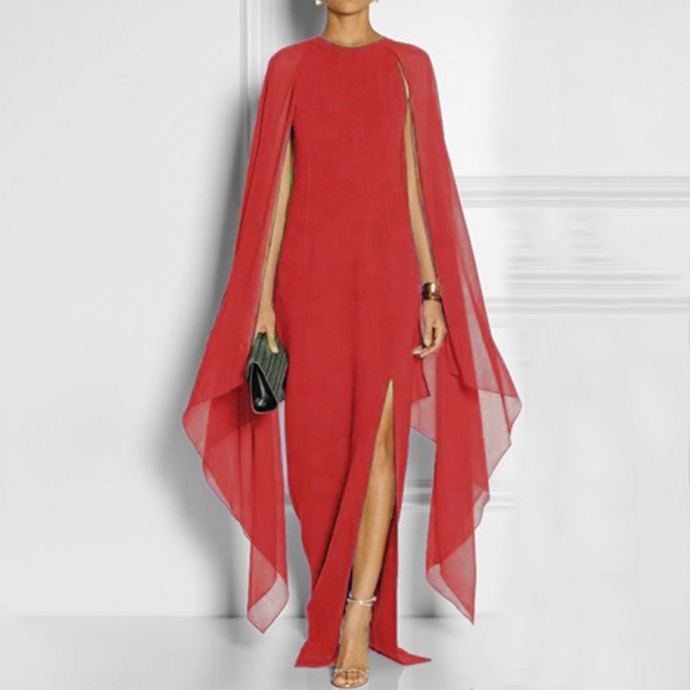 long sleeve formal maxi dress