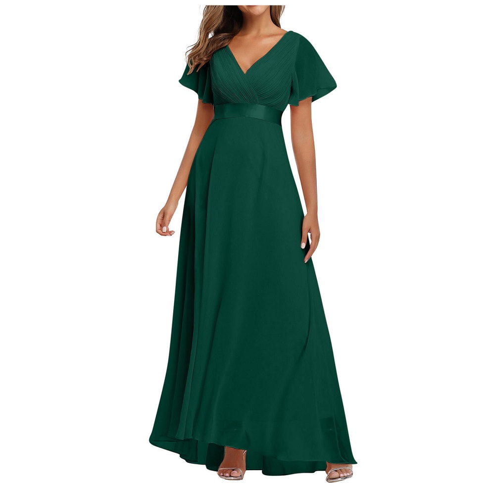 long sleeve formal maxi dress
