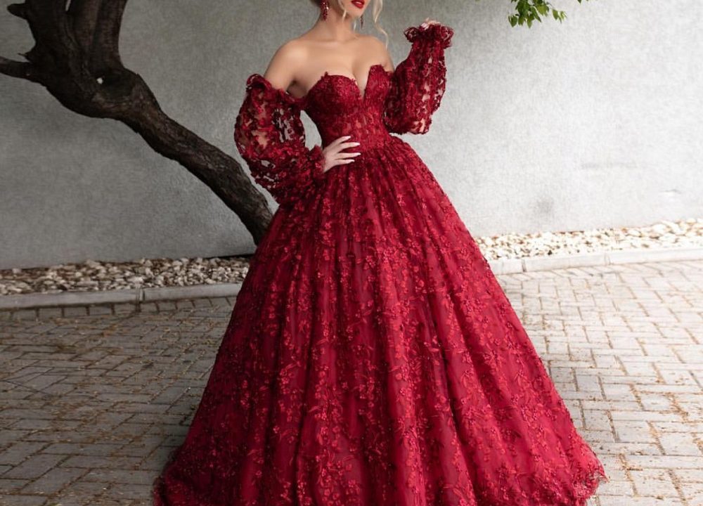 long red formal dress