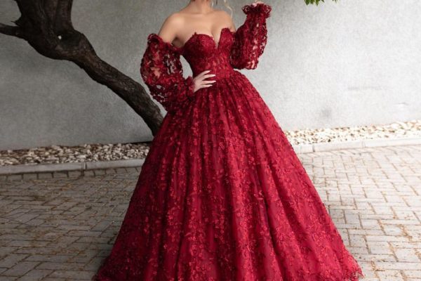 long red formal dress