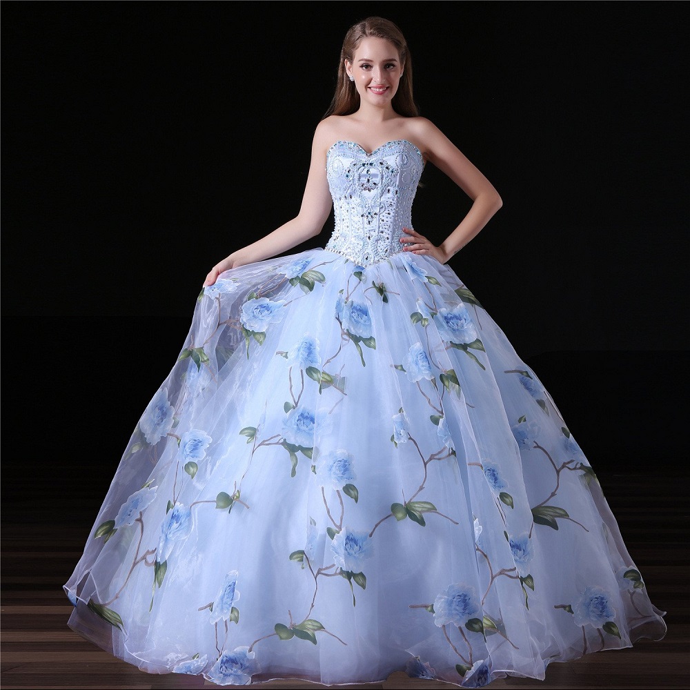 formal light blue dress