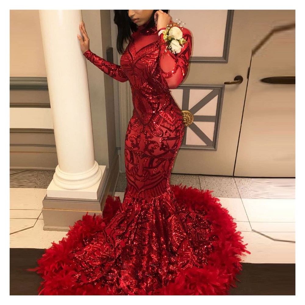 long red formal dress