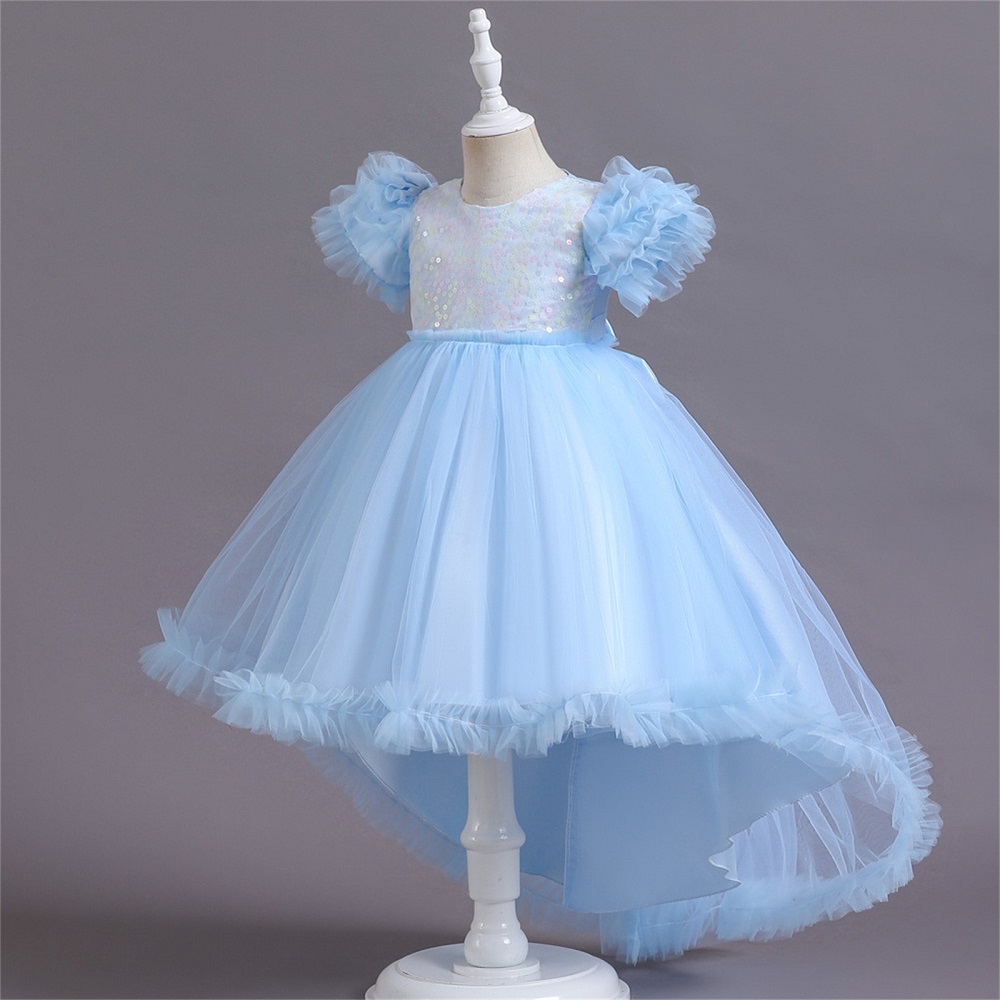 formal light blue dress